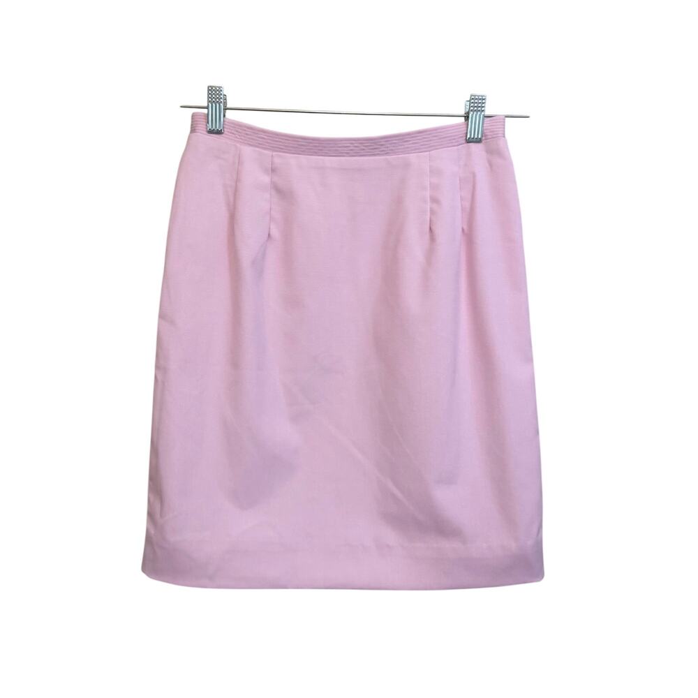 Vintage Koret of California Pencil Mini Skirt Small Pastel Pink Retro Preppy